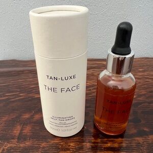 Tan-Luxe The Face Illuminating Self-Tan Drops - Brown, NIB